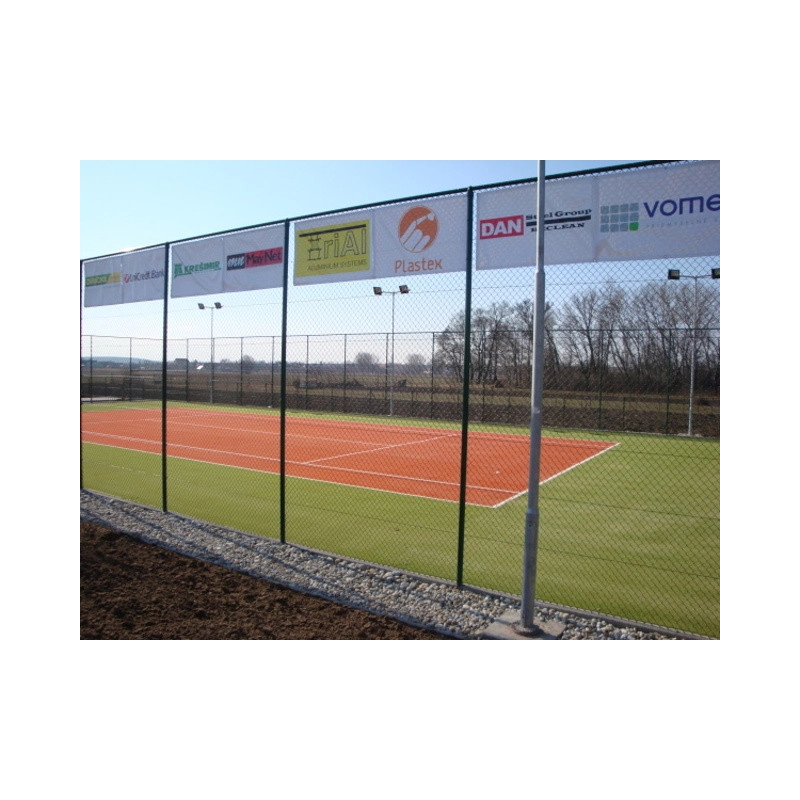 Plasă pătrată 45/3,00-1,90/400/18m / PVC BND / ZN+PVC6005 / TENIS