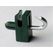 Clemă de ghidare cu clanță pe sârmă de tensionare / verde / ambalaj 10 buc