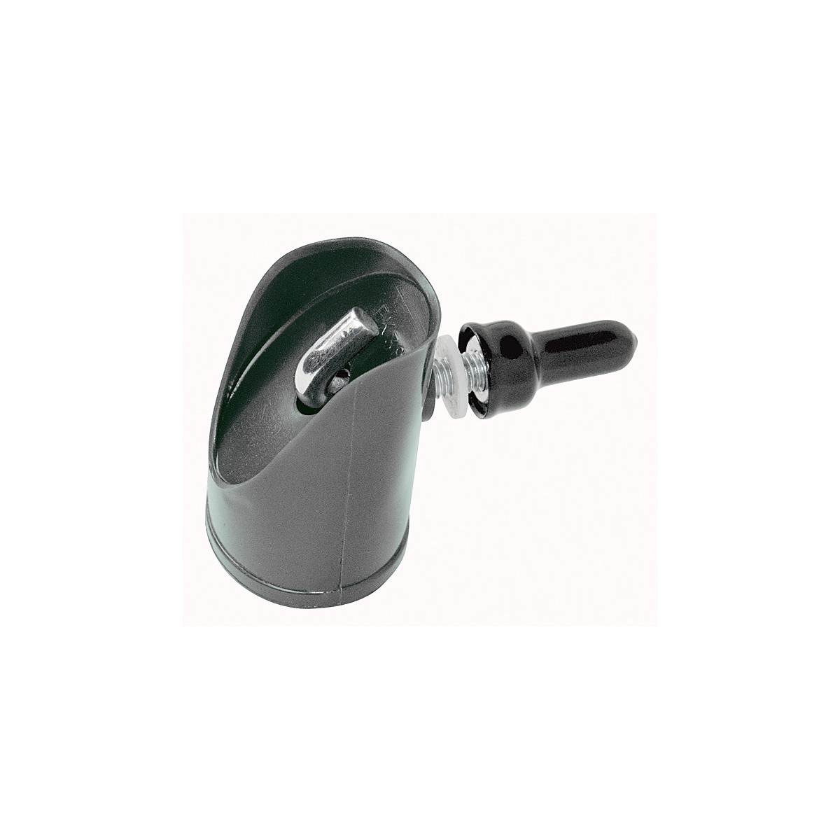 Manșon pentru stâlp 38mm / PVC / negru / complet