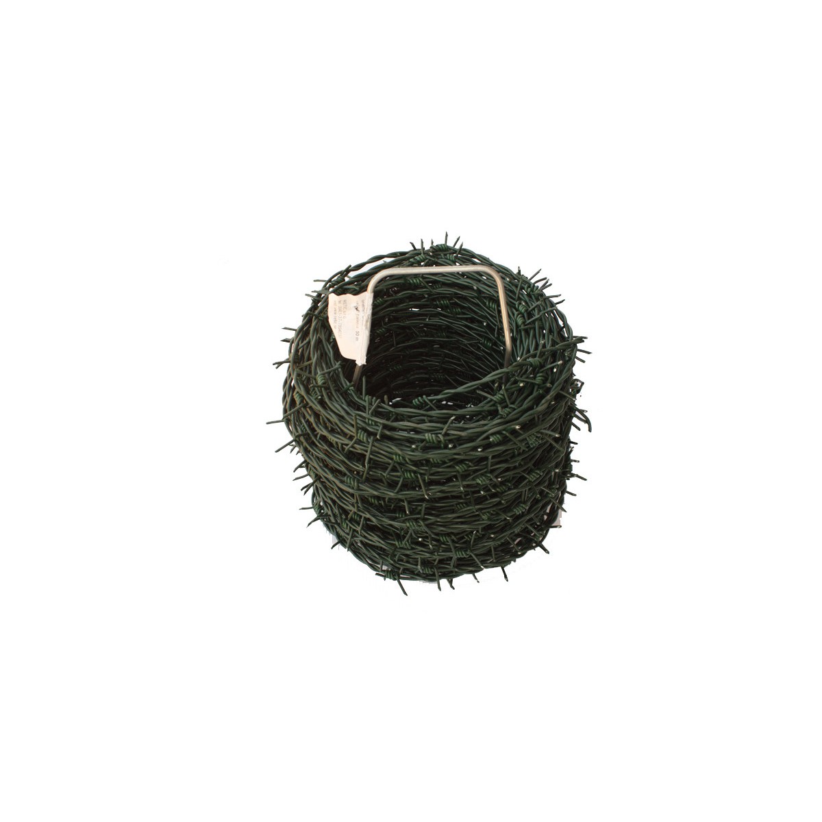 Sârmă ghimpată 2,5/2,0 / 50m / ZN+PVC6005