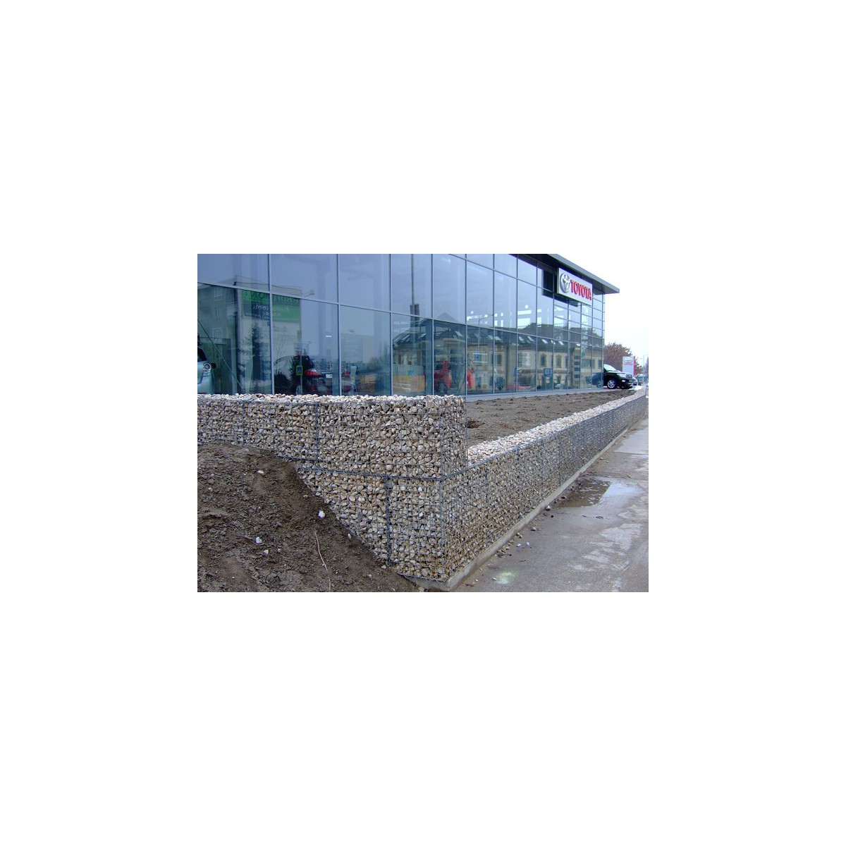 Gabioni Bloc / dimensiunea ochiului: 100x100mm / sârmă: 4,00mm / dimensiune: 100x 50cm / ZN+AL