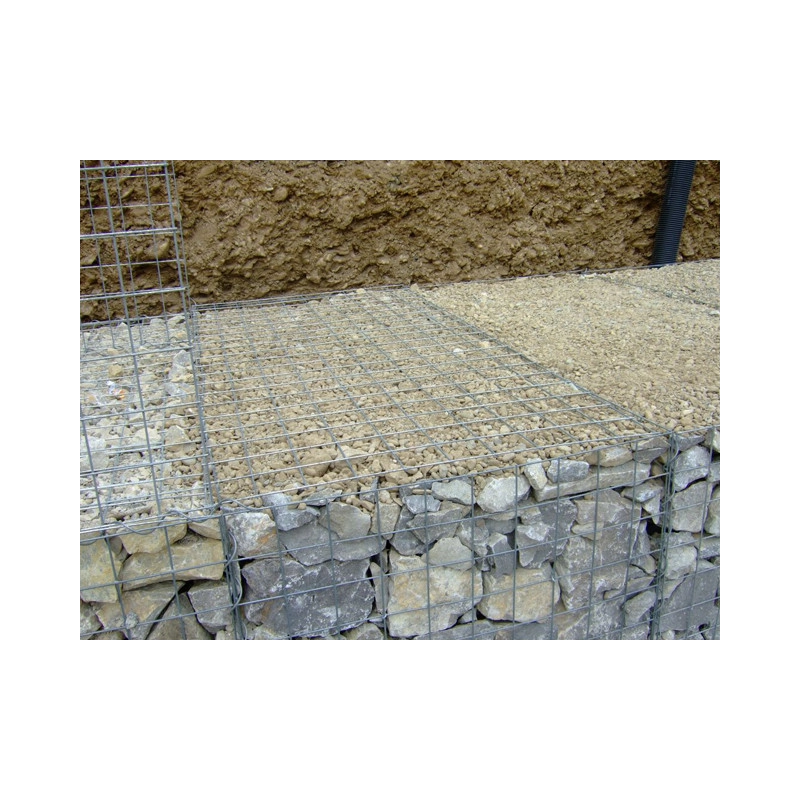 Coșuri Gabion Bloc / dimensiunea ochiurilor: 100x100mm / sârmă: 4,00mm / dimensiuni: 200x 50cm / ZN+AL