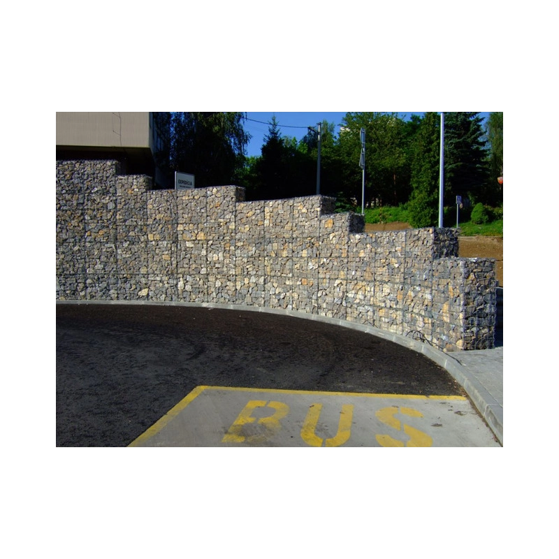 Coș Gabion / Mărimea ochiurilor: 100x100mm / Sârmă: 4,00mm / Dimensiune: 200x100cm / ZN+AL