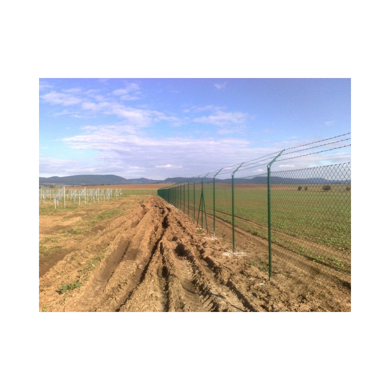 Balamă pe stâlp 60mm / AL+PVC6005