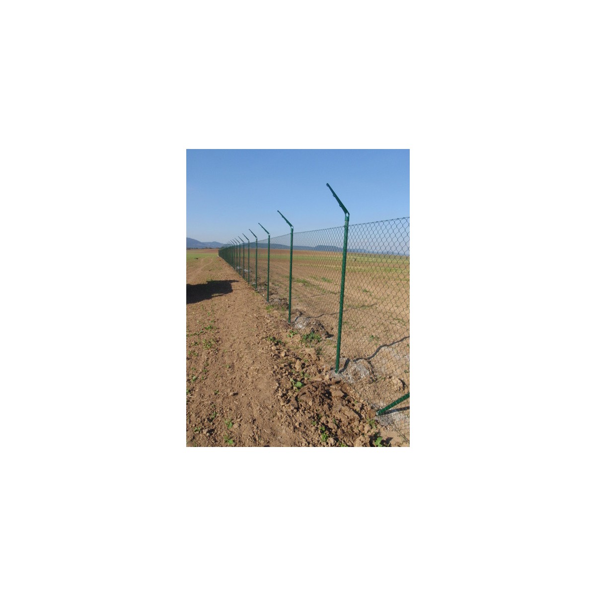 Balamă pe stâlp 60mm / AL+PVC6005