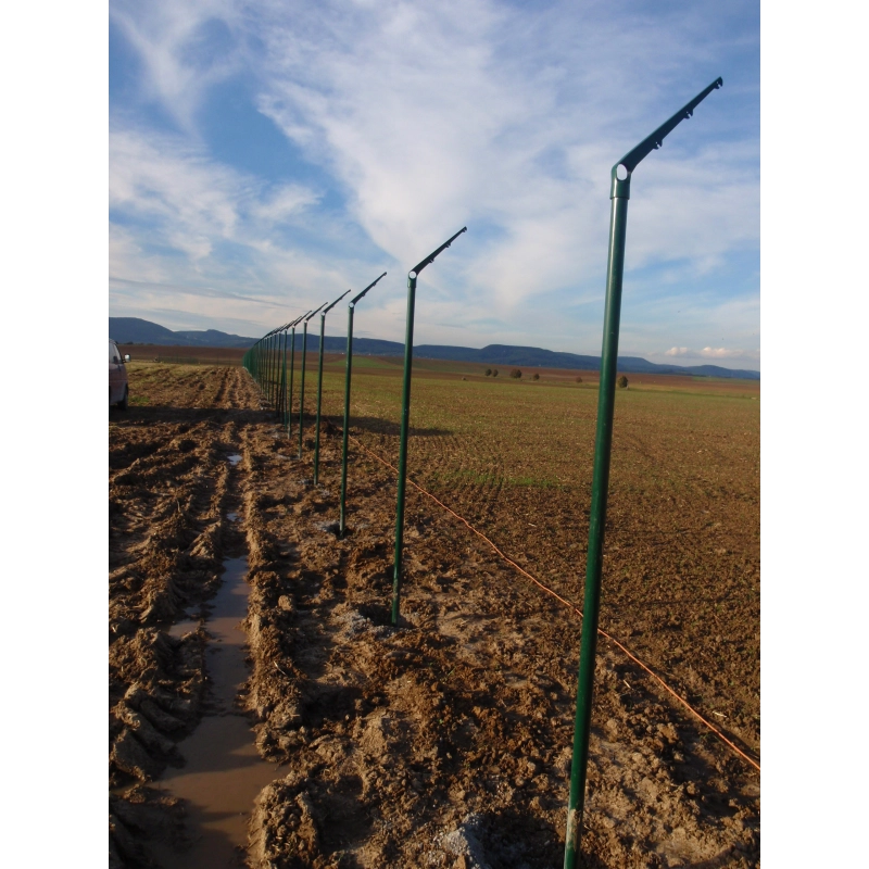 Balamă pe stâlp 60mm / AL+PVC6005