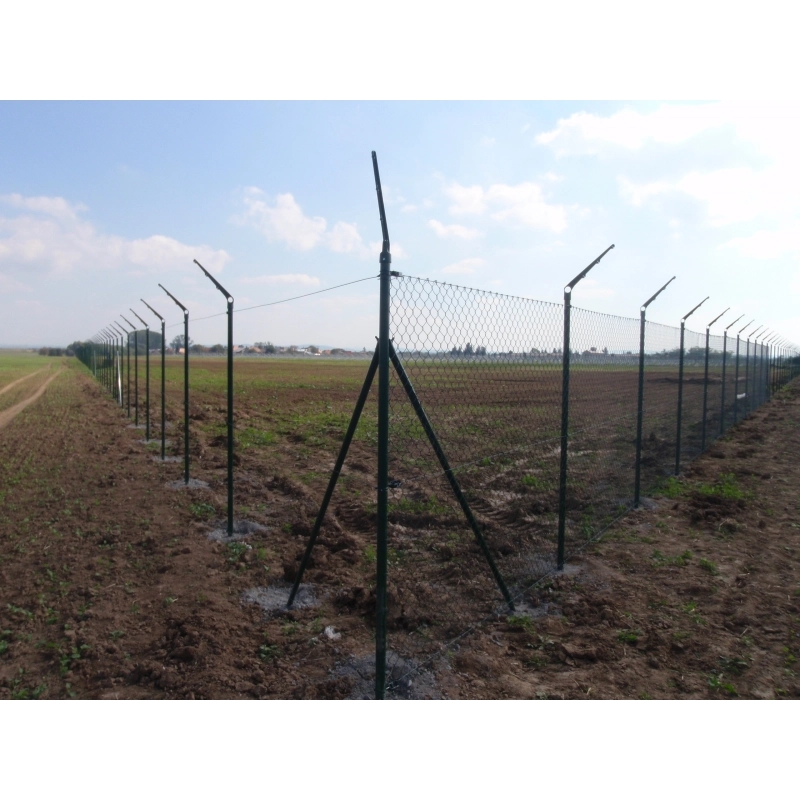 Balamă pe stâlp 60mm / AL+PVC6005