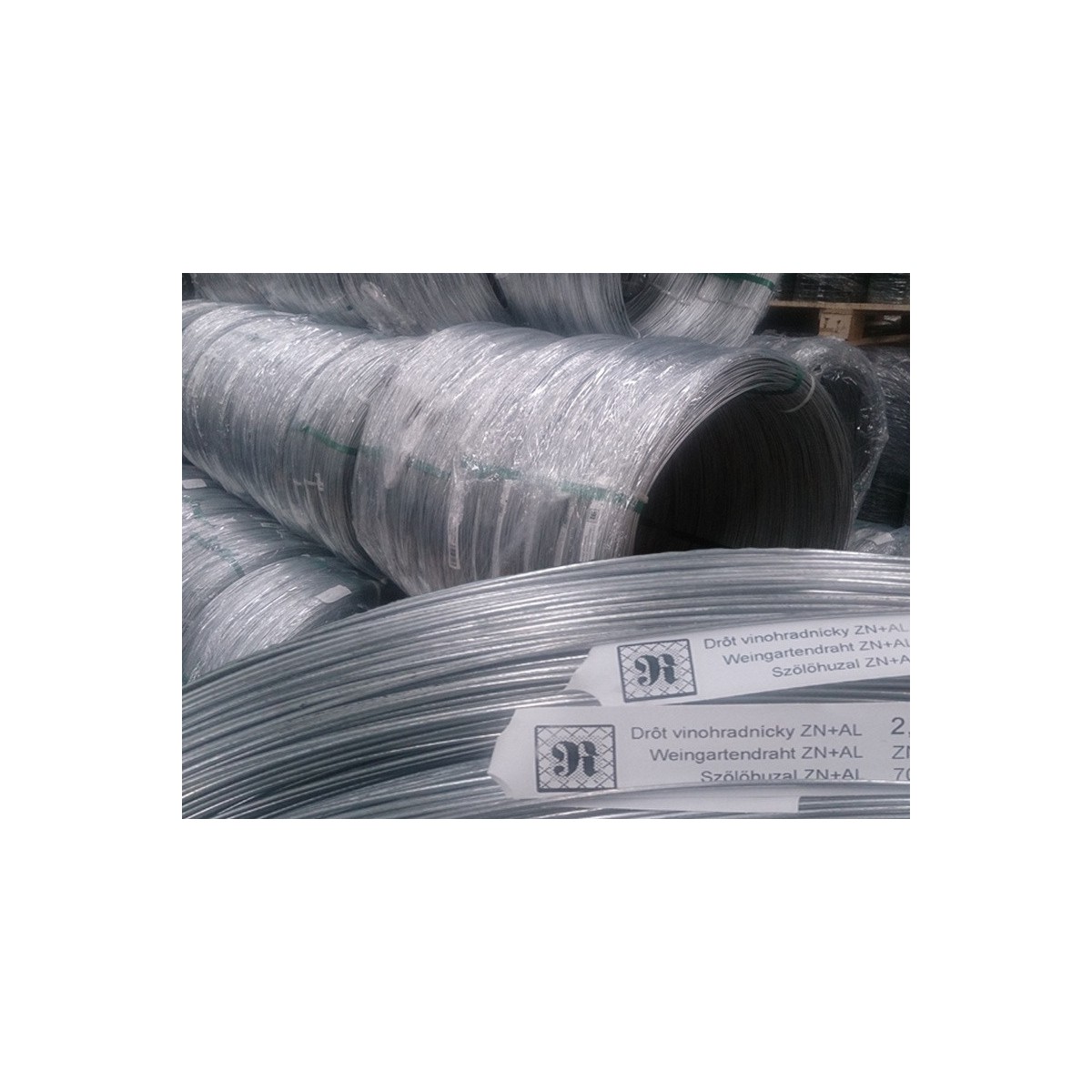 Sârmă ZN+AL 2,20mm / 700-900MPa / ZN125g / 25kg - viticol