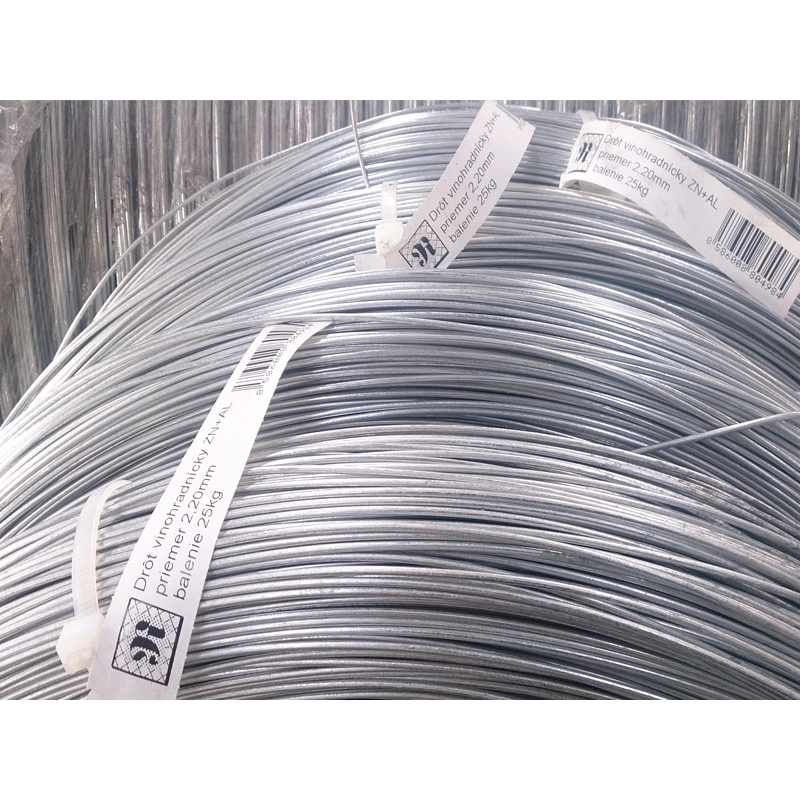 Sârmă ZN+AL 2,20mm / 700-900MPa / ZN125g / 25kg - viticol