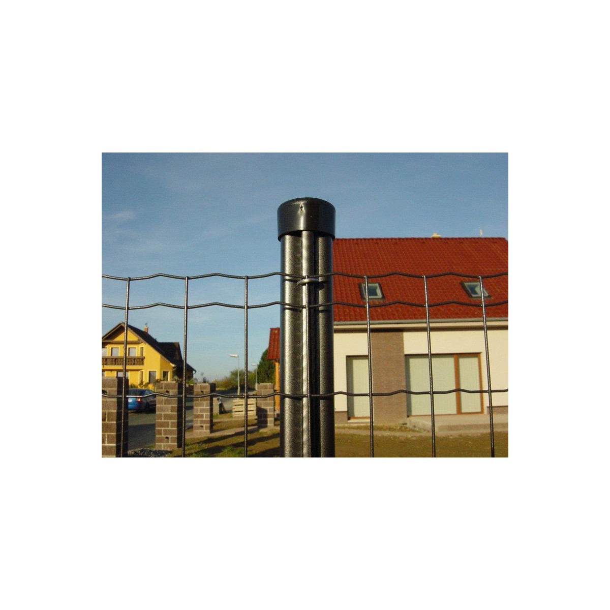 Stâlp AQUIGRAF 48x1,50x2500 / ZN+PVC7016