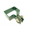 Panel clip for post 60x40mm / 4mm / ending / ZN+PVC6005