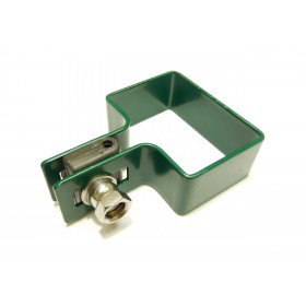 Clemă panou pe stâlp 60x40mm / 5mm / finală / ZN+PVC6005