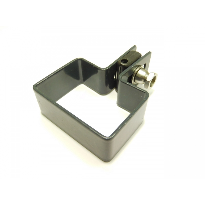 Panel clip for post 60x40mm / 4mm / ending / ZN+PVC7016