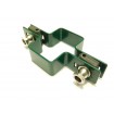Clemă panou pe stâlp 60x40mm / 5mm / continuă / ZN+PVC6005
