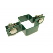 Clemă panou pe stâlp 60x40mm / 5mm / continuă / ZN+PVC6005