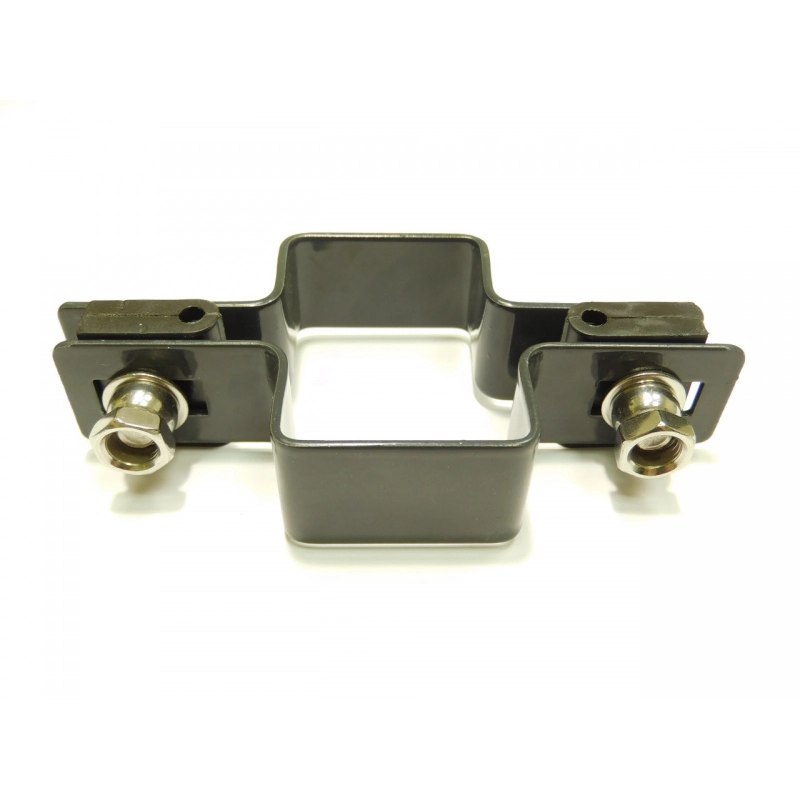 Panel clip for post 60x40mm / 4mm / continuous / ZN+PVC7016