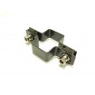 Bracket panou pe stâlp 60x40mm / 4mm / continuă / ZN+PVC7016
