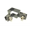 Panel clip for post 60x40mm / 4mm / corner / ZN+PVC7016