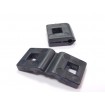 Distanțier PVC pe clemă / 5mm / negru / (set 10buc)